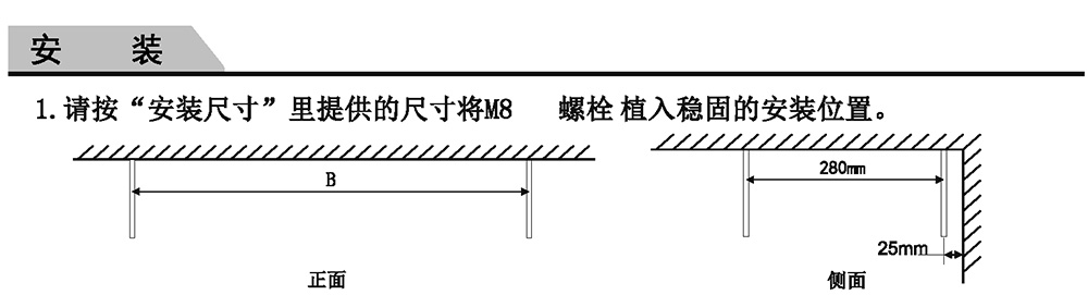 嵌入式吊頂/吸頂天花風幕機安裝