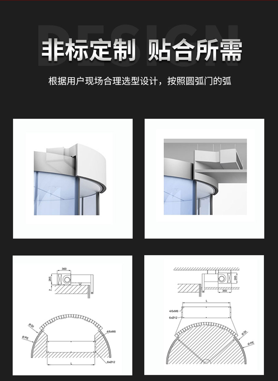 弧形風幕機