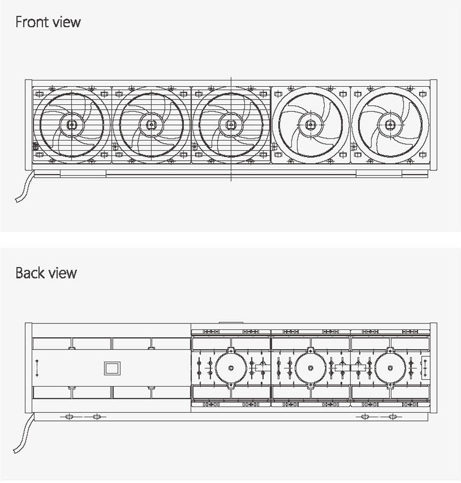 Direct Ventilating Series air curtain